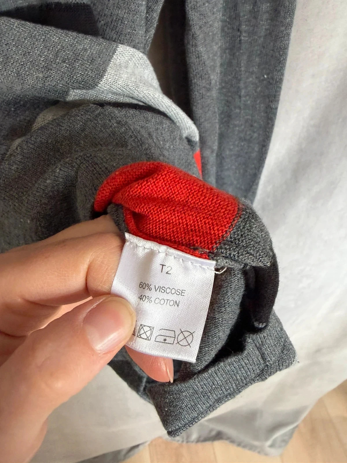 Jersey gris multicolor talla 2 – photo 3